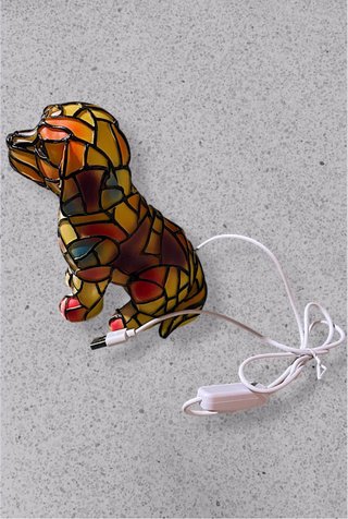 Lámpara Perro Mosaico USB