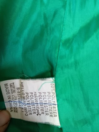 Chaqueta verde parka mujer Talla M