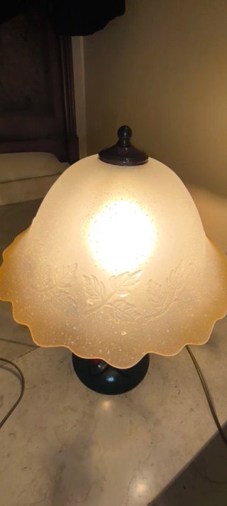 Lampada vintage ferro battuto fatta a mano