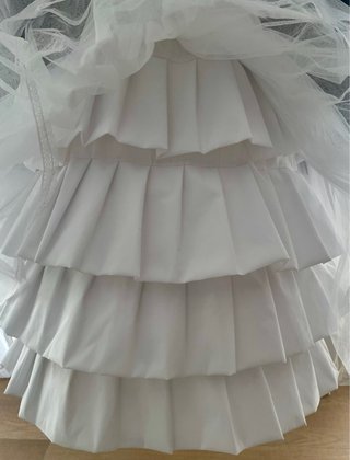 Traje de Fallera Niña Azul Agua Brocado