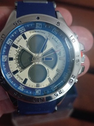 Reloj deportivo Eve Mon Crois analógico-digital