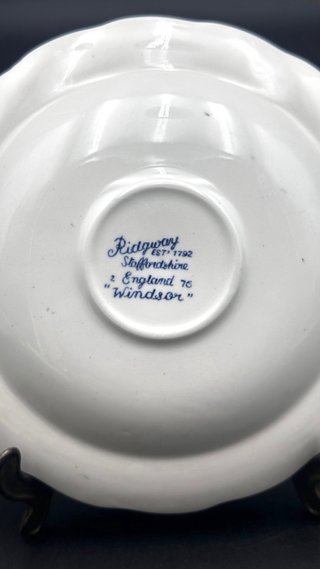 Set 7 Tazzine Caffè Ridgway Windsor Blu Vintage