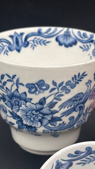 Set 7 Tazzine Caffè Ridgway Windsor Blu Vintage