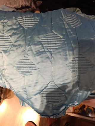 2 Colchas Cama 90 Satén Azul