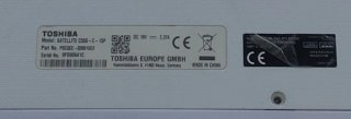 Portátil Toshiba Satellite C550-C-15P Blanco