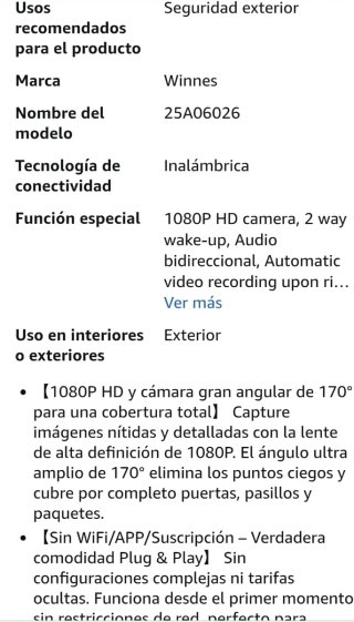 Videoportero Inteligente Winnes 1080P