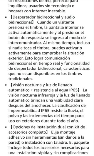 Videoportero Inteligente Winnes 1080P