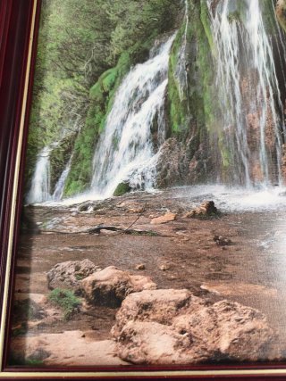 Cuadro Decorativo Cascada Nacimiento Río cuenca