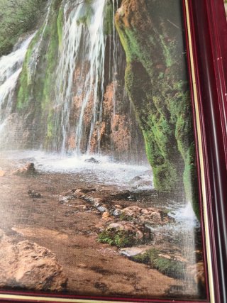 Cuadro Decorativo Cascada Nacimiento Río cuenca