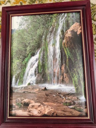 Cuadro Decorativo Cascada Nacimiento Río cuenca