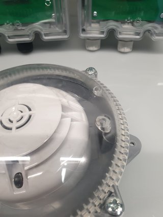 3 X Rilevatore fumo Canali  Calectro UG-7 Uniguard