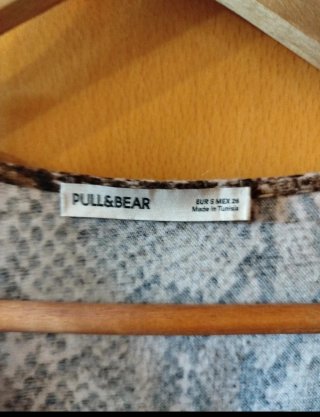 Vestido Pull&Bear animal print XS