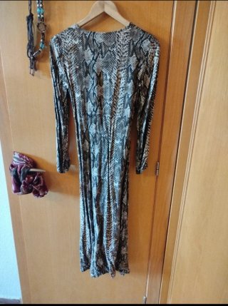 Vestido Pull&Bear animal print XS