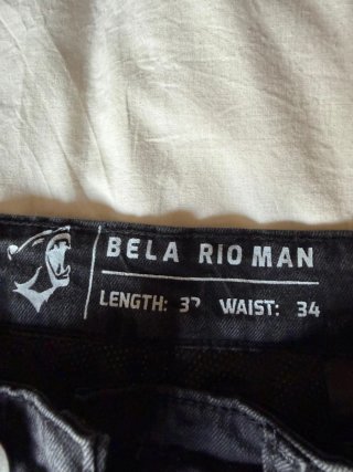 Pantalones vaqueros de moto grises