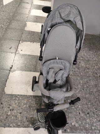 Triciclo evolutivo gris