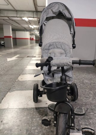 Triciclo evolutivo gris
