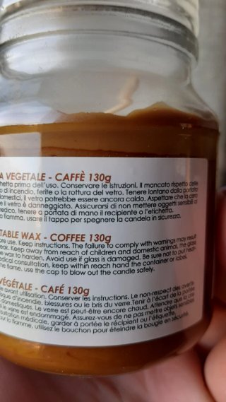 Candela profumo Caffè intenso brand Camomilla
