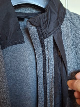 Felpa donna grigia con zip