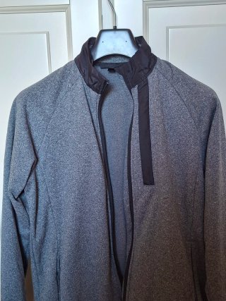 Felpa donna grigia con zip