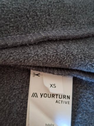 Felpa donna grigia con zip