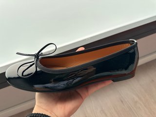 Bailarinas Billi Bi Black Patent 200