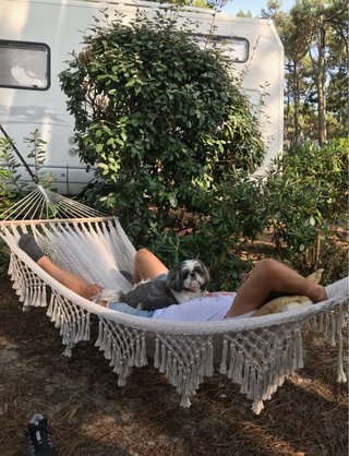 Pack Barbacoa Eléctrica + Hamaca Tela