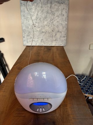 Despertador con luz y radio