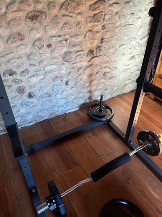 Rack de sentadillas y dominadas