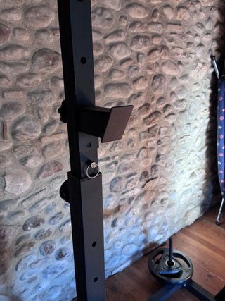 Rack de sentadillas y dominadas