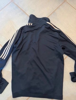 Giacca Adidas Zip Blu Taglia M