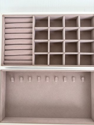 Joyero Apilable Blanco Nube 6 Capas Grande