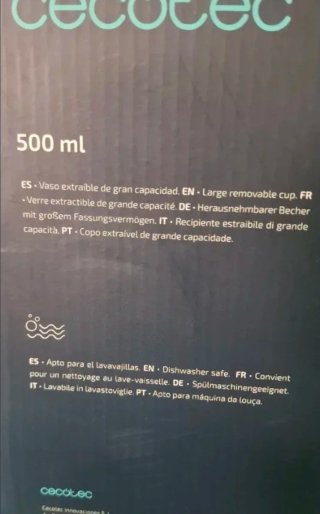 Exprimidor Cecotec Essentialvita  twice black