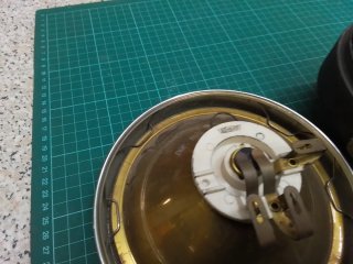 Faro moto clásica