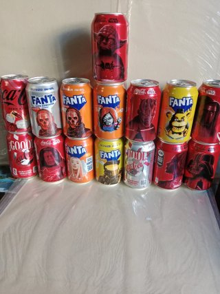 15 lattine Coca-Cola e Fanta Edizione Limitata