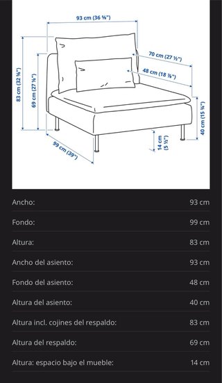 Divano modulare IKEA Söderhamn 3 posti + Chaiselongue