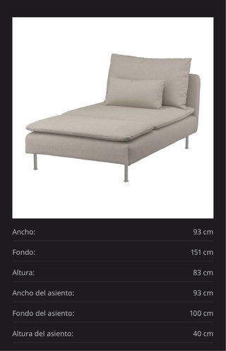 Divano modulare IKEA Söderhamn 3 posti + Chaiselongue