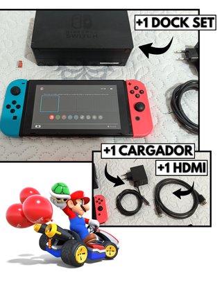 Accessori Pikachu per Nintendo Switch + Console + Giochi