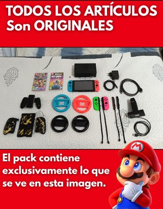 Accessori Pikachu per Nintendo Switch + Console + Giochi