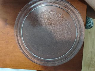 Plato de cristal para microondas