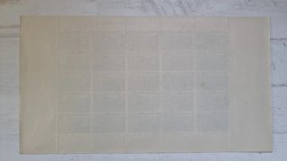 Hoja sellos 10 céntimos Africa occidental española