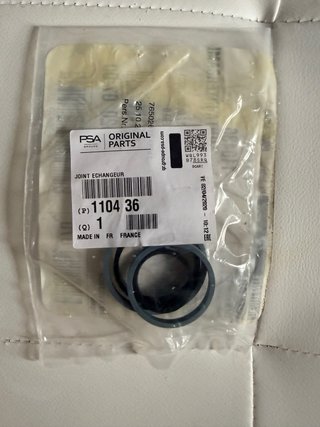 Juntas enfriador aceite Peugeot 206 1.4 hdi