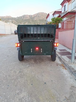 Se vende o cambia remolque verde