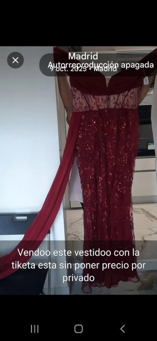 Vestido de fiesta rojo