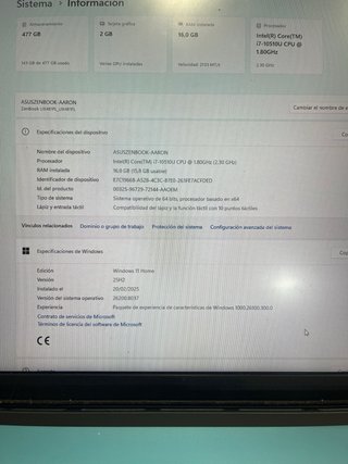 ASUS Zenbook i7-10510U