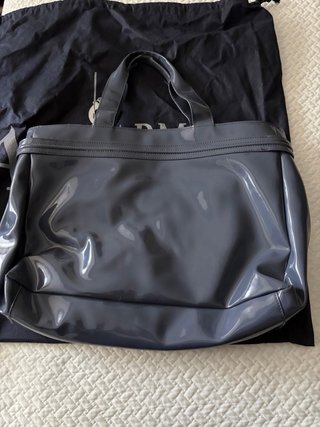 Borsa Armani Jeans Grigia in Charol