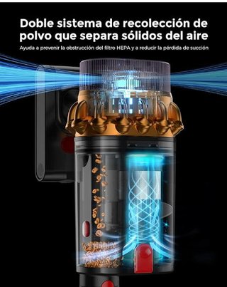 Aspiradora sin Cable 68Kpa 600W 70Min