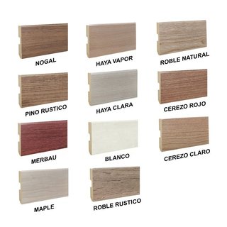 RODAPIÉ LAMINADOS VARIOS COLORES
