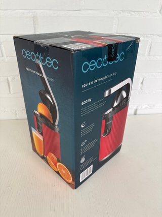 Cecotec Exprimidor Xqueeze RetroJuice 600