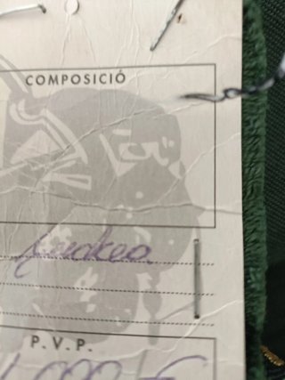 Tela fallera bordada oro y verde