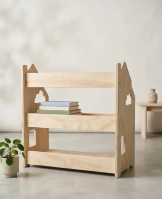 NUEVA Estantería juguetes y libros infantil madera